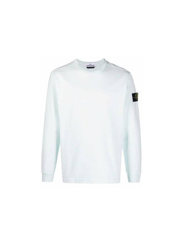 Wappen Patch Crew Neck Sweatshirt White - STONE ISLAND - BALAAN 1