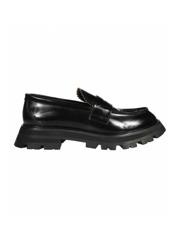 Chunky Sole Wonder Loafers Black - ALEXANDER MCQUEEN - BALAAN 1