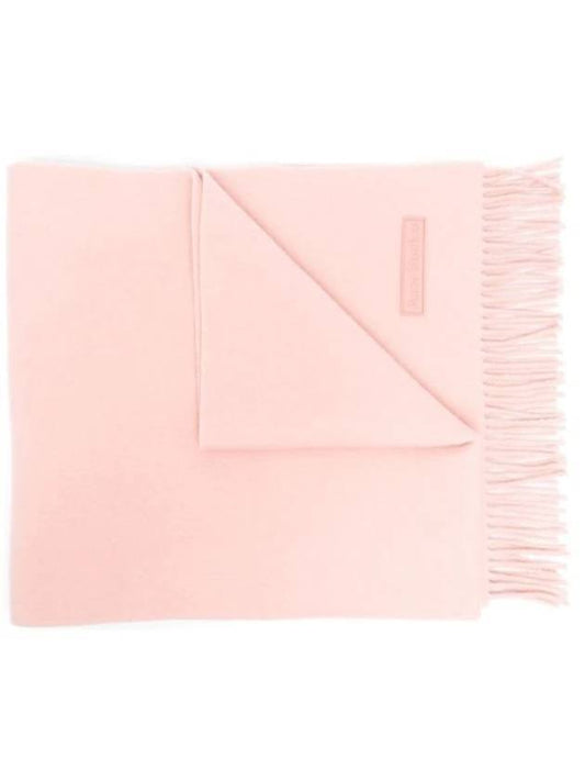 Wool Fringe Muffler Pink - ACNE STUDIOS - BALAAN 1