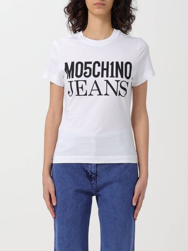 T-shirt Moschino Jeans in jersey di cotone - MOSCHINO - BALAAN 1