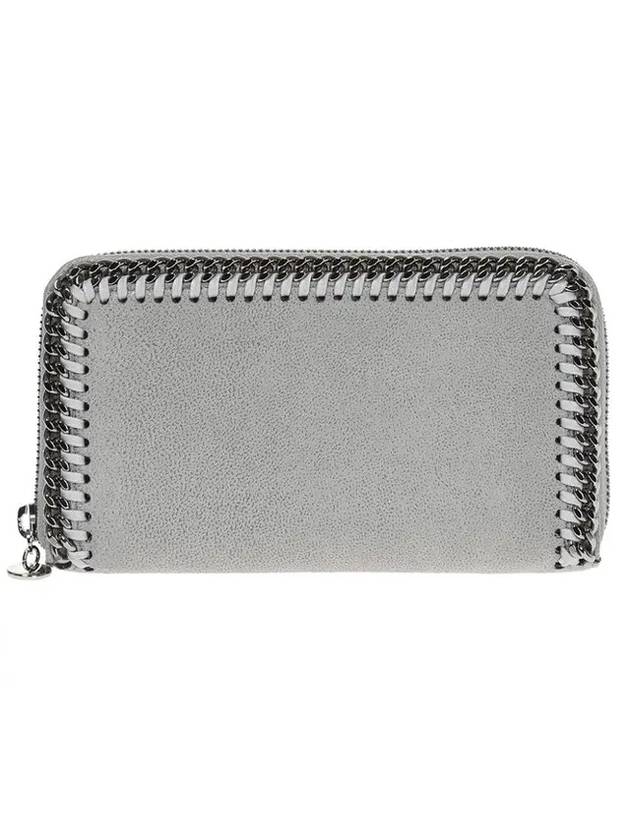 Falabella zipper long wallet gray - STELLA MCCARTNEY - BALAAN 1