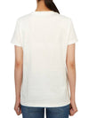 Elmo M Monogram Cotton Short Sleeve T-shirt White - MAX MARA - BALAAN 6