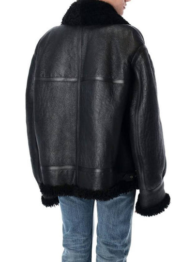 Saint Laurent Aviator Leather Jacket - SAINT LAURENT - BALAAN 2