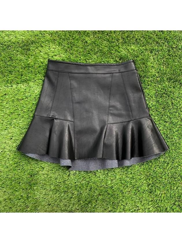 golf skirt pants, strong sister, very comfortable leather flare mini skirt, golf wear - LOLOALLOY - BALAAN 9