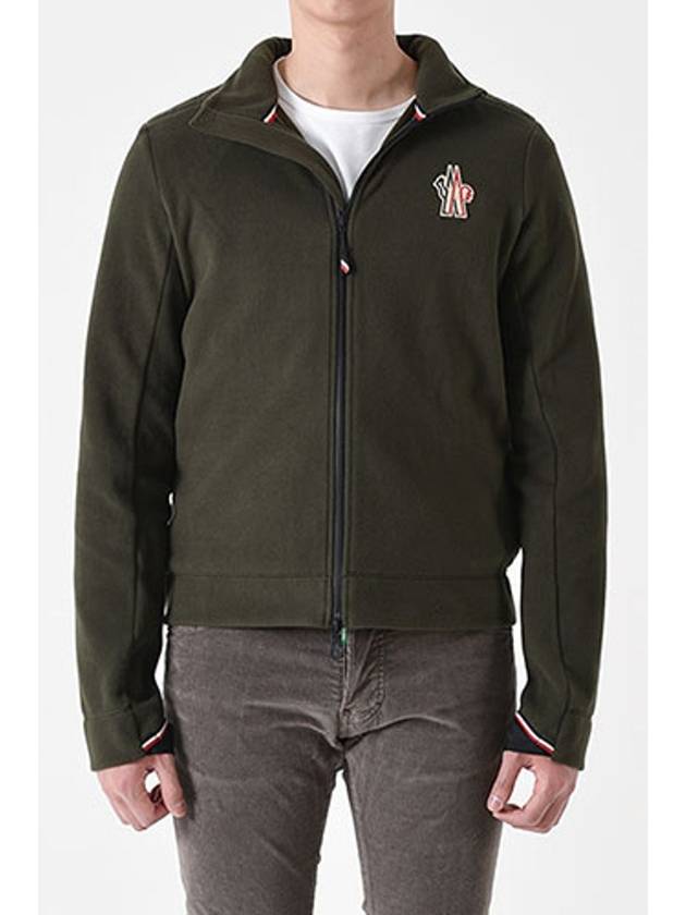 Grenoble Zip-Up Jacket Green - MONCLER - BALAAN 3