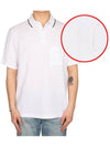 Piqures Sellier Collar Polo Shirt White - HERMES - BALAAN 2