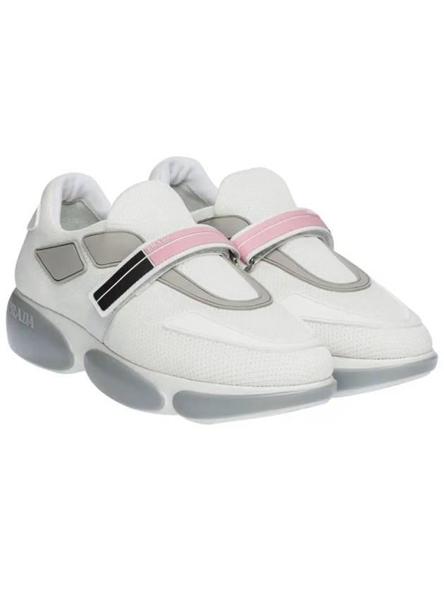 Cloud Burst Low Top Sneakers White - PRADA - BALAAN 3