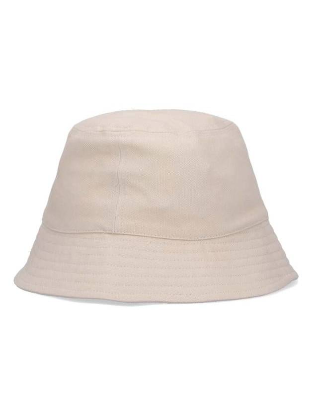 Haley Embroidered Logo Bucket Hat Ivory - ISABEL MARANT - BALAAN 3