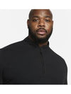 Men's Dry Fit Victory Half Zip Long Sleeve T-Shirt Black - NIKE - BALAAN 6