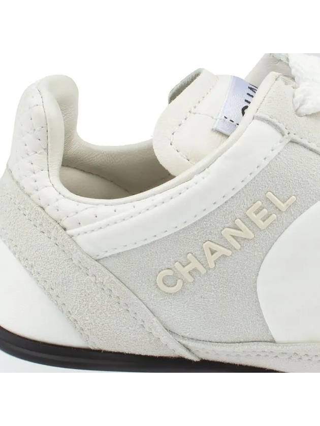 Women s Logo Sneakers White G45587 B15931 NV768 - CHANEL - BALAAN 7