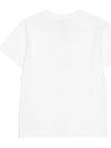 Embroidered Logo Cotton Short Sleeve T-Shirt White - ALAIA - BALAAN 3