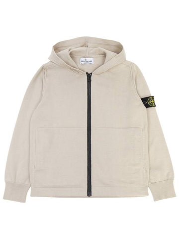 Kids hooded zip up cardigan 8016513B2 V0091 10A12A Adults can wear - STONE ISLAND - BALAAN 1