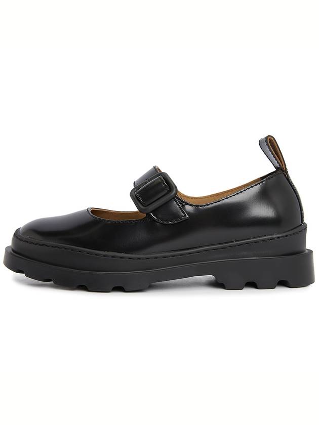 Brutus Mary Jane Leather Flat Black - CAMPER - BALAAN 5