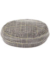 Isabel Marant GRAY CHECKED FLAT CAP - ISABEL MARANT - BALAAN 3