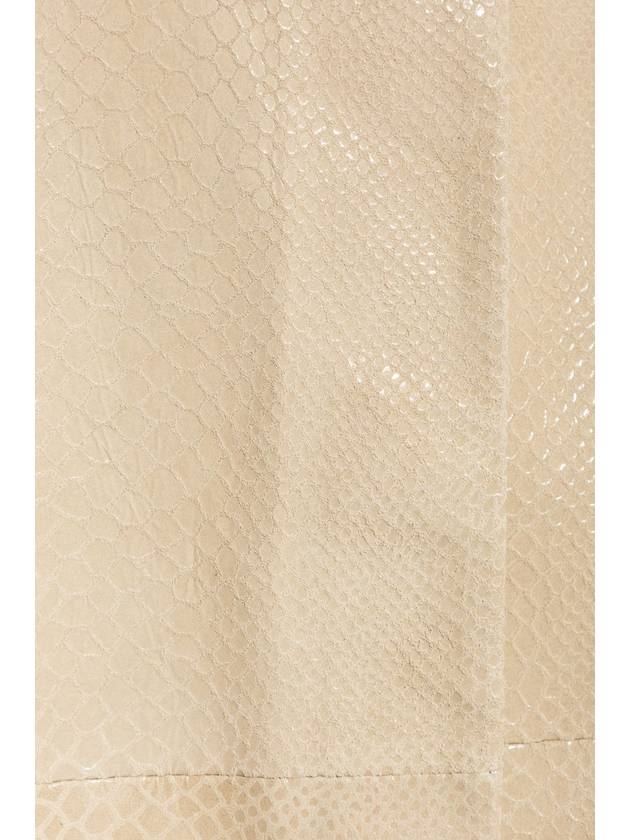 By Malene Birger Leather Skirt Hannas, Women's, Beige - BY MALENE BIRGER - BALAAN 5