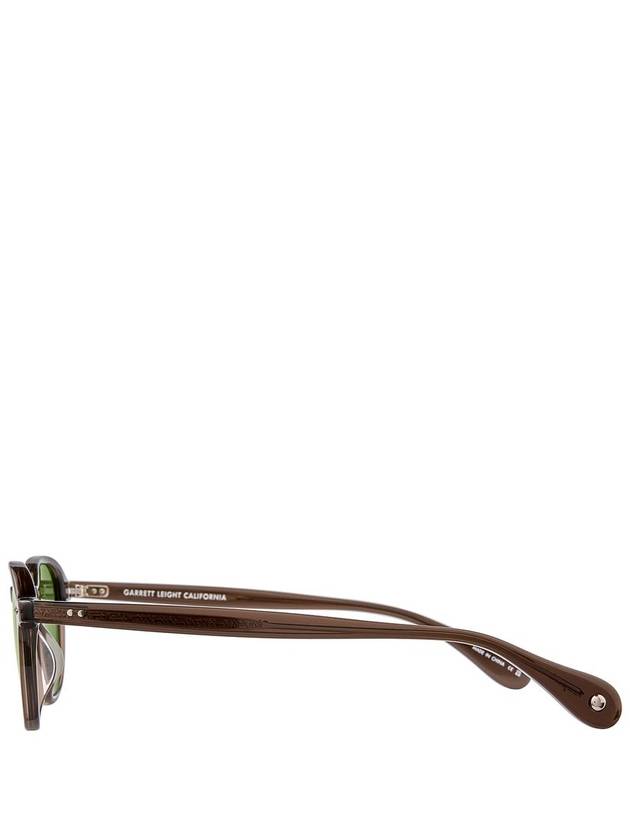 Garrett Leight GILBERT SUN Espresso/Pure Green - GARRETT LEIGHT - BALAAN 3