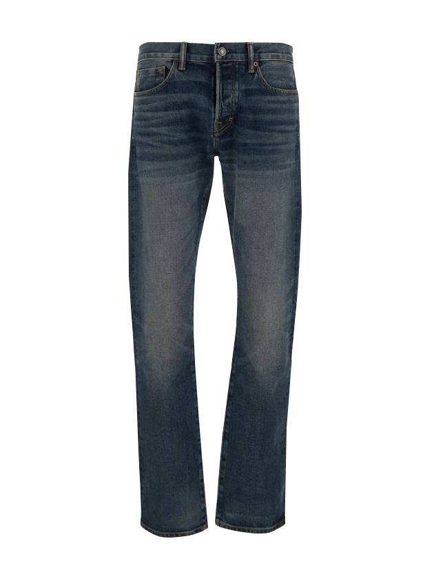 Fade Slim Jeans Navy - TOM FORD - BALAAN.