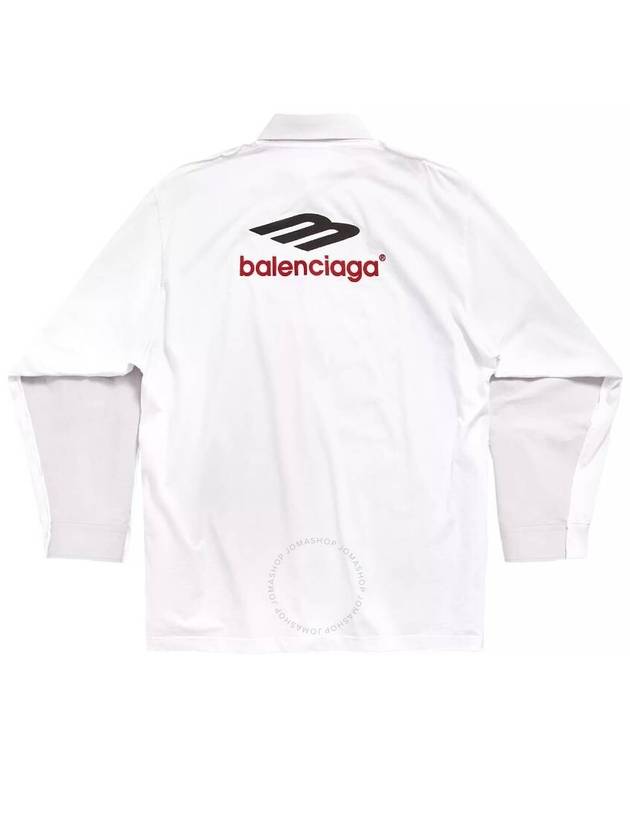 Balenciaga Oversized 3B Sports Icon Hybrid Shirt, Brand Size 1 (Small) - BALENCIAGA - BALAAN 2