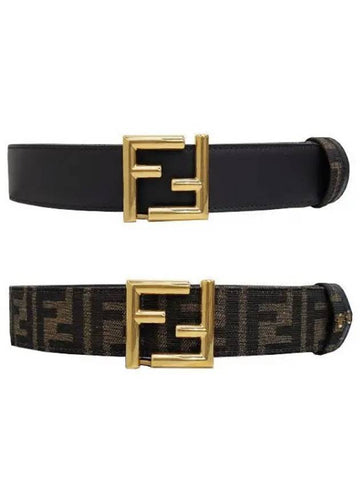 FF logo reversible leather belt 38966119 270698 1100553 - FENDI - BALAAN 1