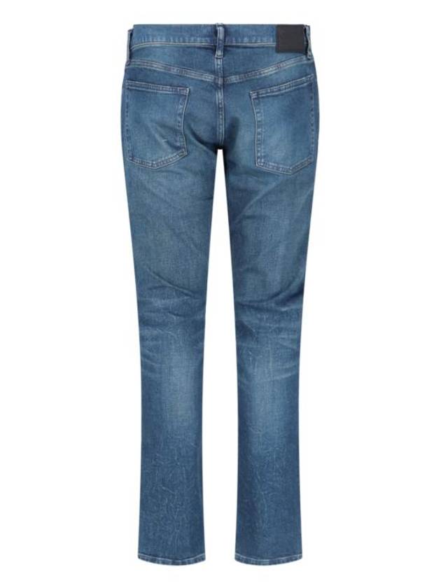 Low Rise Slim Fit Jeans Blue - POLO RALPH LAUREN - BALAAN 4