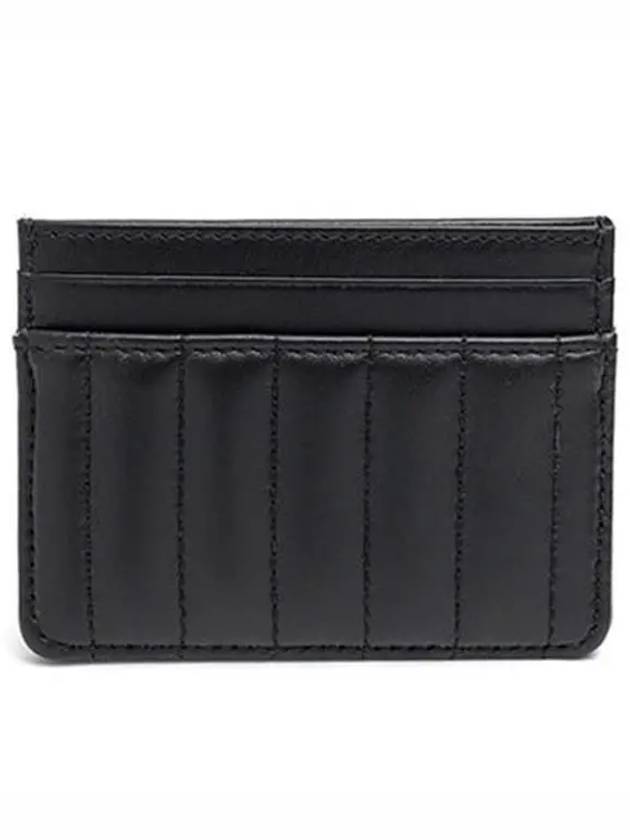 Quilted Leather Lola Card Wallet Black - BURBERRY - BALAAN 4