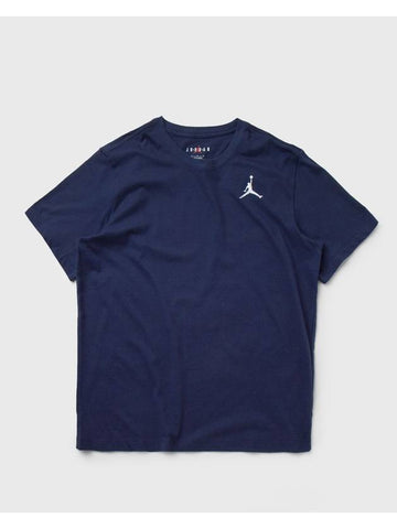 Jordan Jumpman Crew Neck Short Sleeve T Shirt Navy - NIKE - BALAAN 1