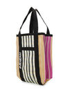 Darwen Striped Nylon Tote Bag Pink - ISABEL MARANT - BALAAN 4