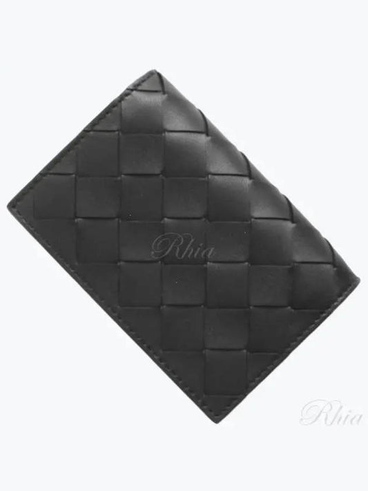 Intrecciato Card Wallet Black - BOTTEGA VENETA - BALAAN 2