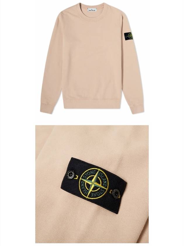 Wappen Patch Crewneck Sweatshirt Indie Pink - STONE ISLAND - BALAAN 5