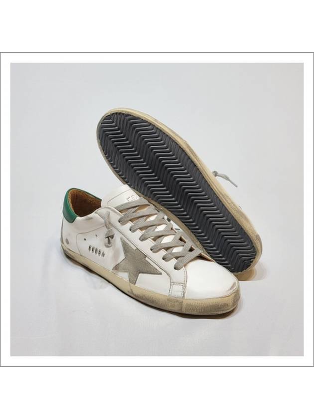 Superstar Low Top Sneakers Green White - GOLDEN GOOSE - BALAAN 10