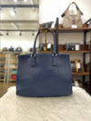 Daol Sangin Store Leather Top Handle Tote Bag Deep Blue Condition B - PRADA - BALAAN 3