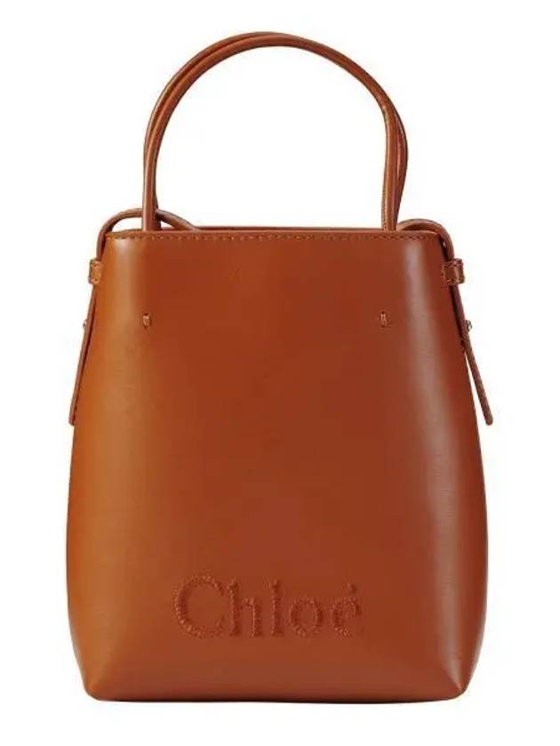 Sense Micro Calfskin Tote Bag Camel - CHLOE - BALAAN 2