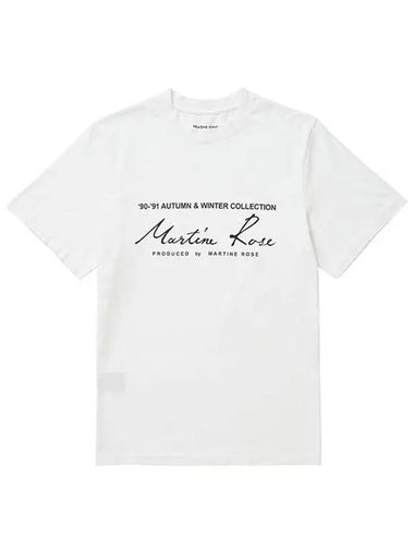 CMR603JC WHITE Classic Short Sleeve Tee - MARTINE ROSE - BALAAN 1