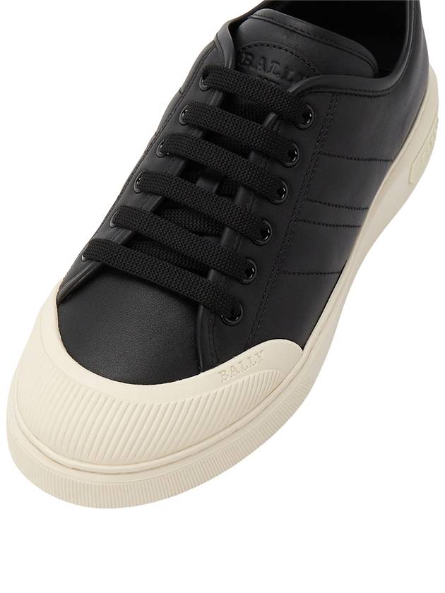 Medine Leather Low-Top Sneakers Black MSK02M VT243 U901 - BALLY - BALAAN 8