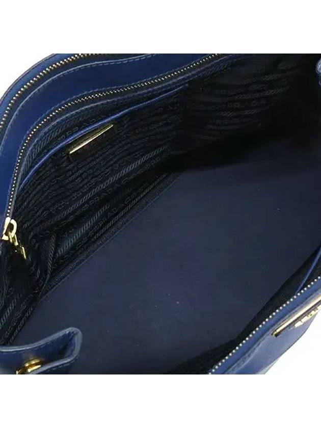 BN1786 Blue SAFFIANO LUX Tote Bag - PRADA - BALAAN 5