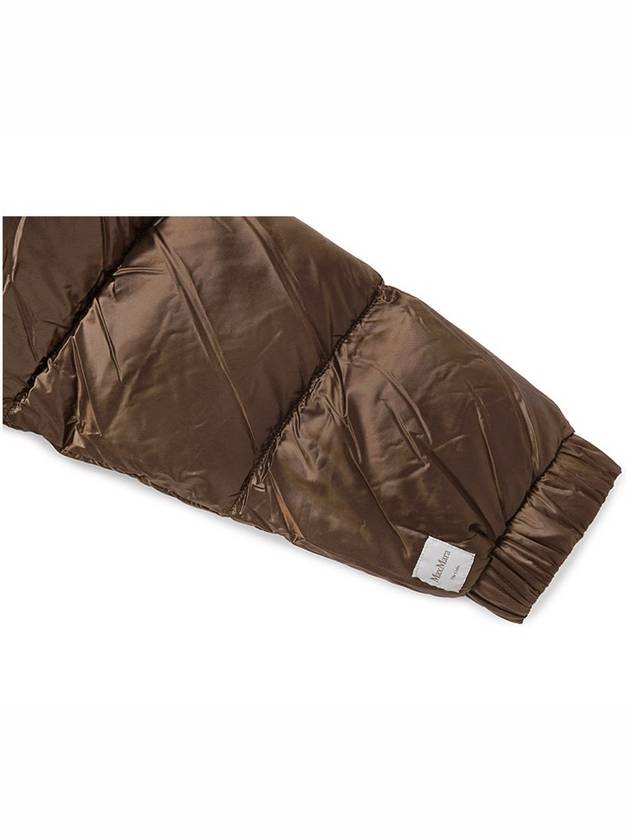 Women's Spacepar Waterproof Nylon Parka Brown - MAX MARA - BALAAN 9