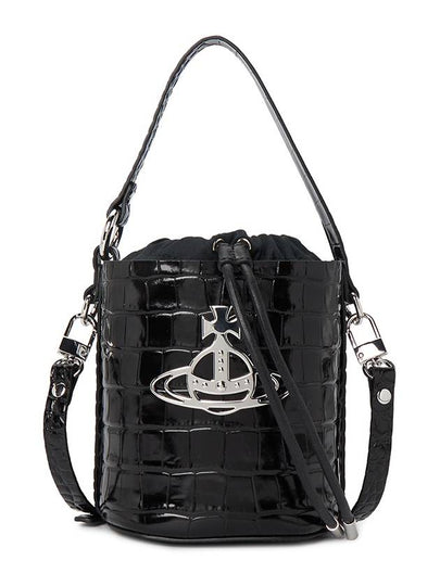 ORB Logo Bucket Bag Black - VIVIENNE WESTWOOD - BALAAN 2