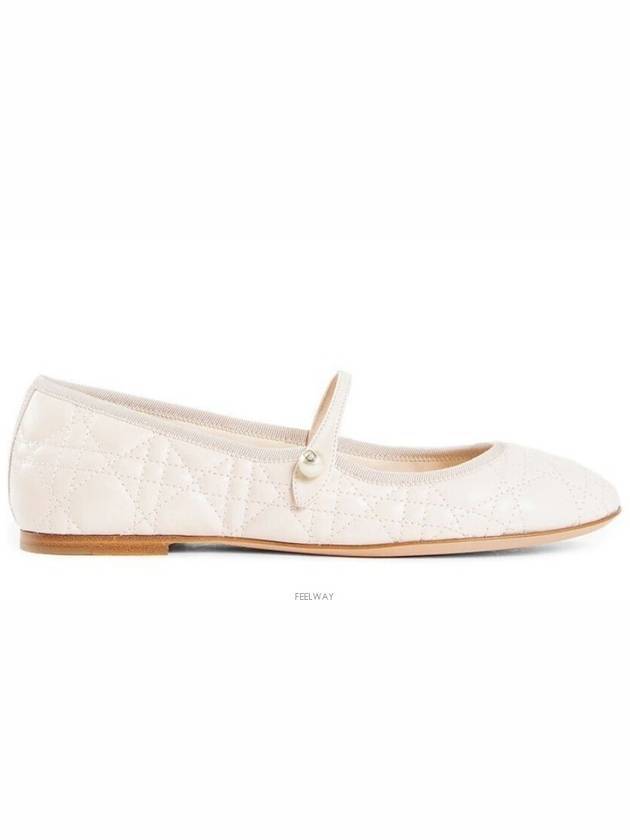 Rose Quartz Quilted Ballerina Beige - DIOR - BALAAN 3