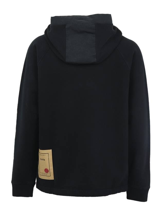 Pocket Cotton Hoodie Black - TEN C - BALAAN 3