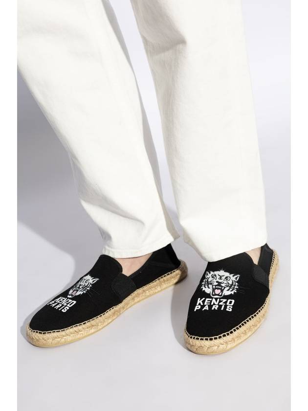 Kenzo Espadrilles With Logo, Men's, Black - KENZO - BALAAN 2