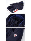 Logo Patch Pocket Hood Long Padded Navy - ROSSIGNOL - BALAAN 5