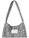 Leopard print in pocket shoulder bag Ivory - THE GREEN LAB - BALAAN 10