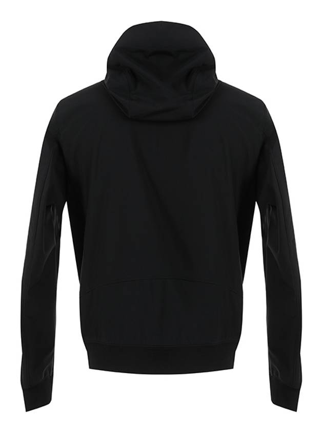 Shell Lens Hooded Jacket Black - CP COMPANY - BALAAN 4