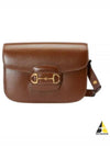 Horsebit 1955 Leather Shoulder Bag Brown - GUCCI - BALAAN 2