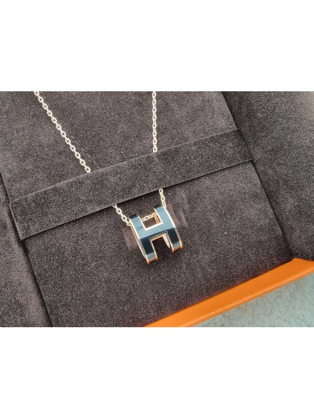 PopAche Necklace Rose Gold Black - HERMES - BALAAN 3