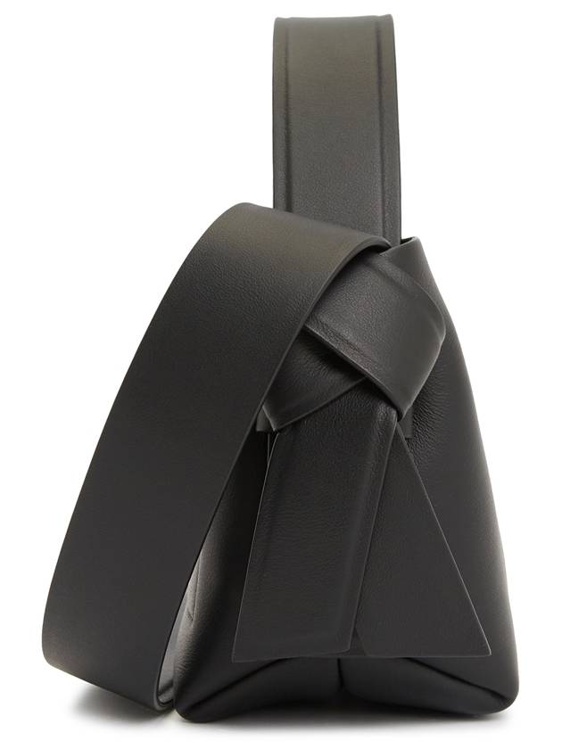 Musubi Micro Leather Shoulder Bag Black - ACNE STUDIOS - BALAAN 4