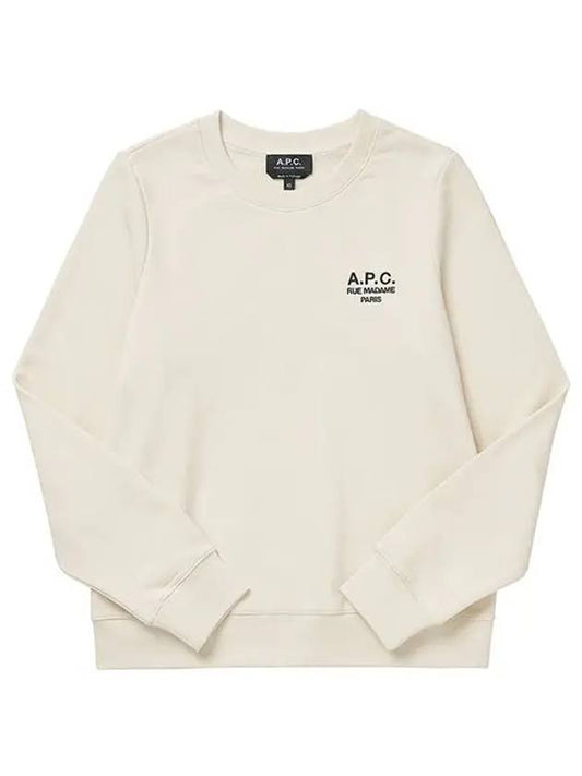 Skye Logo Sweatshirt Beige - A.P.C. - BALAAN 2