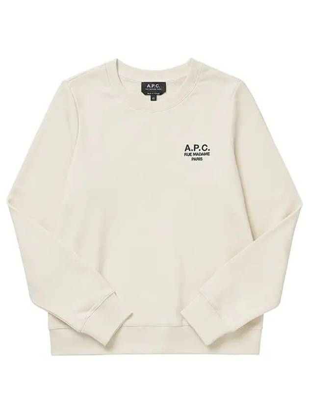 Skye Logo Sweatshirt Beige - A.P.C. - BALAAN 3