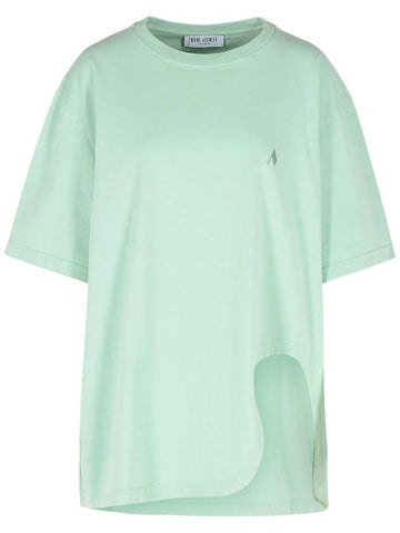 The Attico Green Cotton T-Shirt - THE ATTICO - BALAAN 1