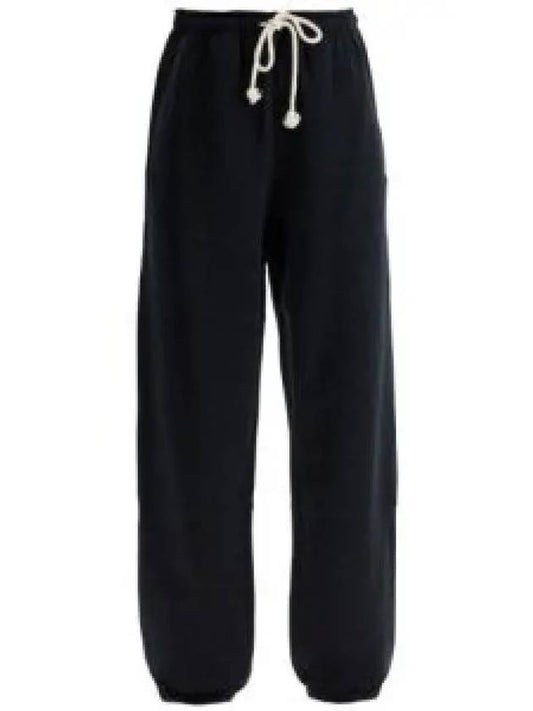 Face Logo Applique Track Pants Black - ACNE STUDIOS - BALAAN 2